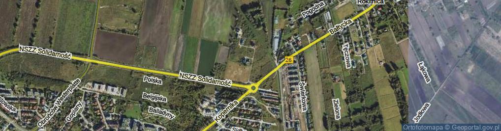 Zdjęcie satelitarne Górskiego Kazimierza ul.